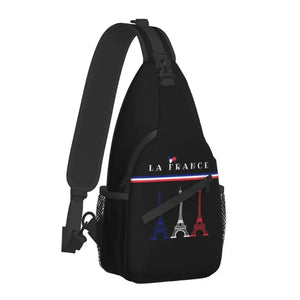 Eiffel Tower Sling Bag for Men