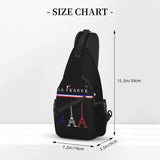 Eiffel Tower Sling Bag for Men