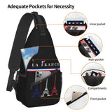 Eiffel Tower Sling Bag for Men