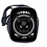 Cat Witch Anime Messenger Bag for Girls Boys Kids