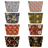 Chinese Style Makeup Bag Floral Print Toiletry Organizer Gift
