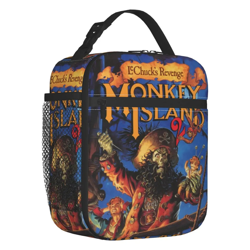 Monkey Island Lunch Bag Women Thermal Insulated Lunch Box for Adult Office