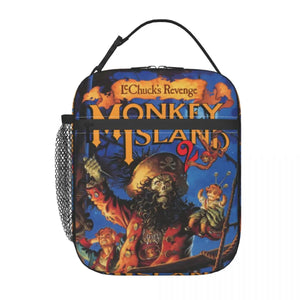 Monkey Island Lunch Bag Women Thermal Insulated Lunch Box for Adult Office