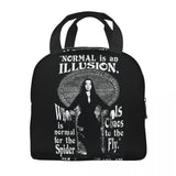 Morticia Addams Insulated Lunch Bag Cooler for School