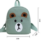 Personalised Name Bear Backpack for Kids
