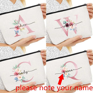 Cosmetic Bag Organizer for Bridesmaid Makeup - Wedding Gift