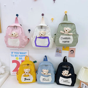 Women Backpack Bear Travel Bagpack Female Shopping Bag