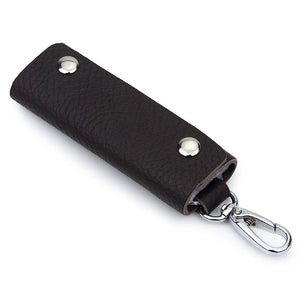 Leather Key Holder Personalize 1-2 Letters Family House Keychain