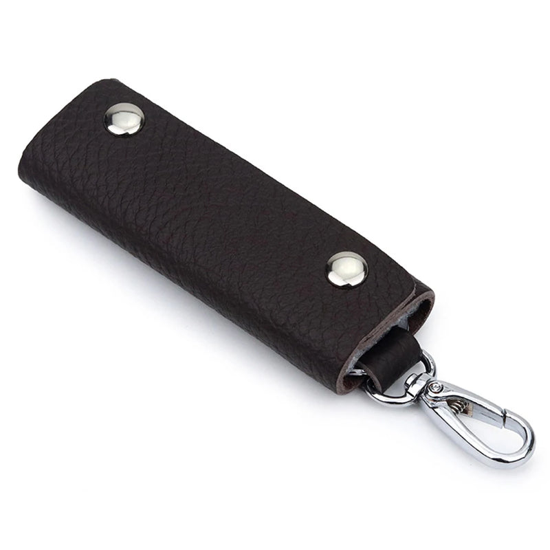 Leather Key Holder Personalize 1-2 Letters Family House Keychain