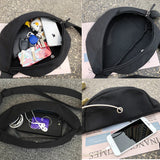 Waist Pack Bags Women Fanny Packs Letter Print Casual Chest Bags Man Belt Pouch
