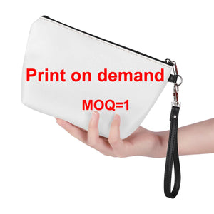 UV Printing Women PU Leather Cosmetic Bag