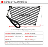 UV Printing Women PU Leather Cosmetic Bag
