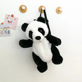 Panda Backpack Plush Adjustable Schoolbags Stuffed Animal Bag Kindergarten Gift