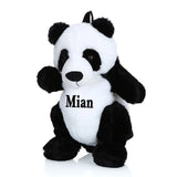Panda Backpack Plush Adjustable Schoolbags Stuffed Animal Bag Kindergarten Gift