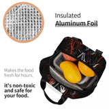 Scream Halloween Movie Lunch Bag Men Women Thermal Cooler Insulated Lunch Box
