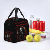 Scream Halloween Movie Lunch Bag Men Women Thermal Cooler Insulated Lunch Box