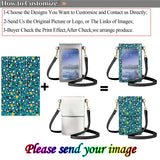 Women's Print Crossbody Phone Bag - Small Cellphone Shoulder Bag