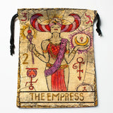 TAROT Drawstring Bag Printed Travel Pouch Storage Clothes Handbag Makeup 18*22cm