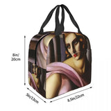 De Lempicka Women Art Lunch Bag Insulated Lunch Box