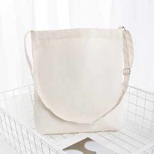 Custom Print Canvas Tote Crossbody Bag