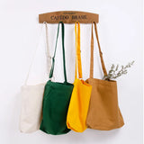 Custom Print Canvas Tote Crossbody Bag