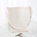 Custom Print Canvas Tote Crossbody Bag