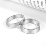 Double Name Ring Set - Mom Daughter Couple Rings - Family Jewelry