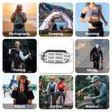 Print Waist Bag for Men Jogging Polyester Waist Pack