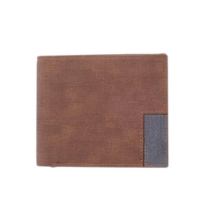 Men's Slim Leather Wallet with RFID Blocking Technology