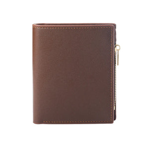 Men's Slim Leather Wallet with RFID Blocking Technology