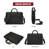 Waterproof 13-17 Inch Laptop Bag Shoulder Handbag Briefcase