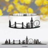 City Graphics Rings Personalized City Skyline Worldwide Ring