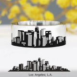 City Graphics Rings Personalized City Skyline Worldwide Ring