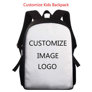 15inch School Bags for Girls Boys Children Backpack