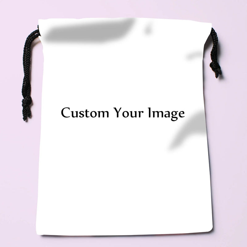 Shih Tzu Dog Painting Drawstring Bag Small Travel Women Cloth Christmas Gift Pou