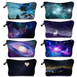 Makeup Organizer Travel Toiletry Bag Starry Print