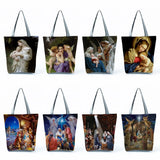 Customizable Sacred Saintess Print Tote Eco Shoulder Bag