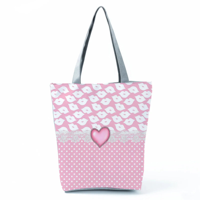 Chic Bow Knot Love Streamer Women's Tote Handbag
