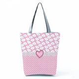 Chic Bow Knot Love Streamer Women's Tote Handbag