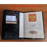 Personalised Marble Passport Cover for Women with Name
