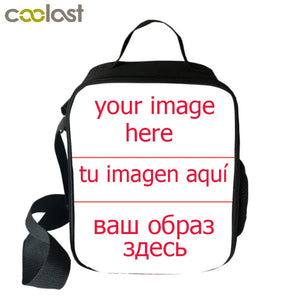 Personalized Name Image Lunch Box Insulated Food Bag