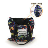 Animal Print Women Shoulder Bag Alpaca Sloth Ferrets Reusable Shopper Bags