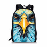 Animal Print Backpack for Women Laptop Book Rucksack