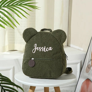 Personalized Bear Bag Kids Backpack Nursery Gift