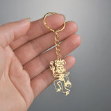 Personalized Children's Drawing Keychain - Custom Kid's Art Keyring