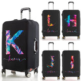 Colorful Letter Luggage Cover for 18-32 Travel Accessories
