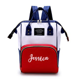 Colorful Diaper Bag Backpack Large Capacity Maternity Nappy Bag