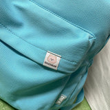 Embroidered Canvas Backpack Lightweight Waterproof Travel Bag