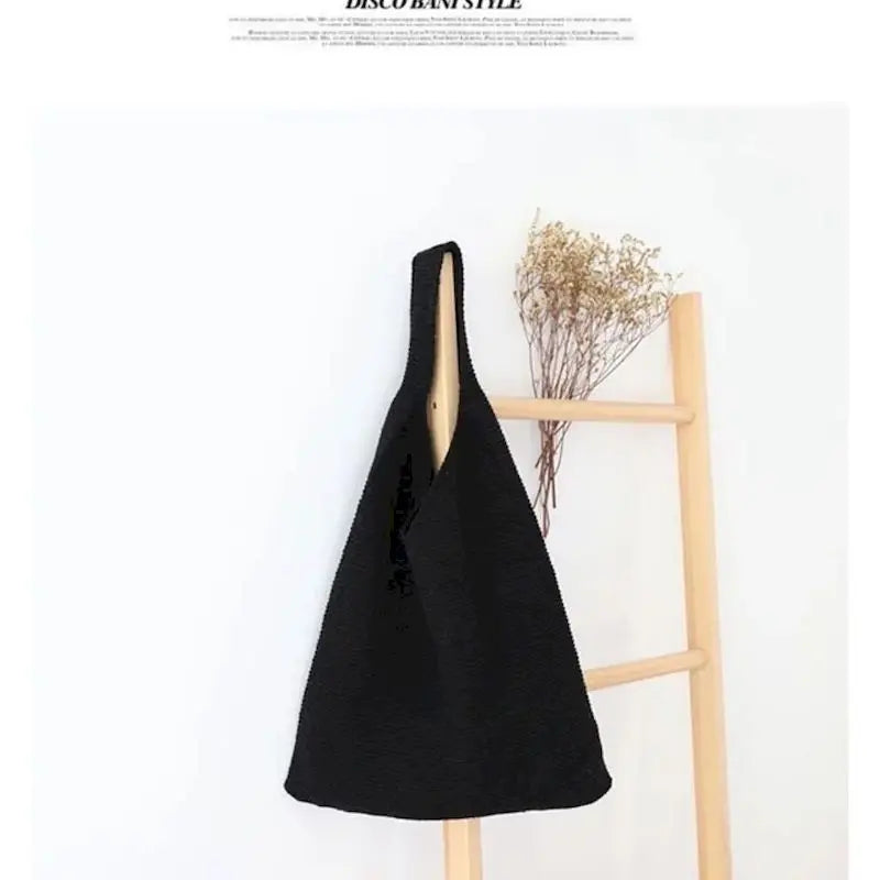 Knitted Woolen Shoulder Bag for Women