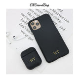 Leather Case Set For Airpods 1 2 pro and for Iphone 14 13 Pro Max